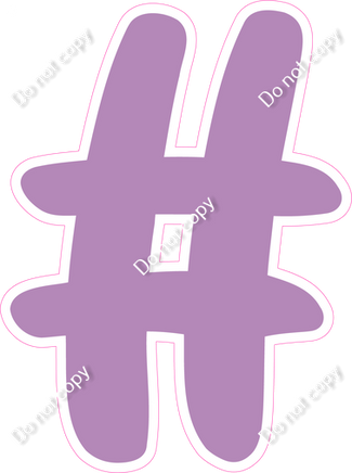 CU 23.5" Individuals - Flat Lavender #