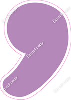 CU 23.5" Individuals - Flat Lavender Apostrophe