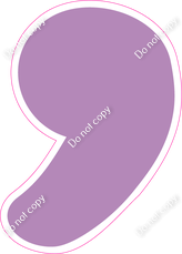 CU 23.5" Individuals - Flat Lavender Apostrophe