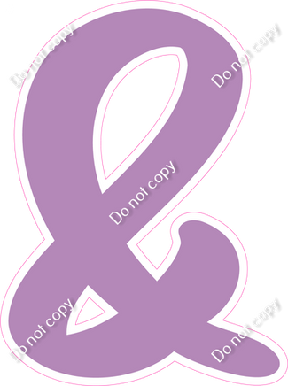 CU 23.5" Individuals - Flat Lavender &