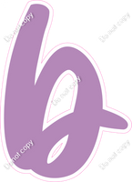 CU 23.5" Individuals - Flat Lavender b