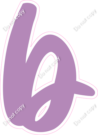 CU 23.5" Individuals - Flat Lavender b