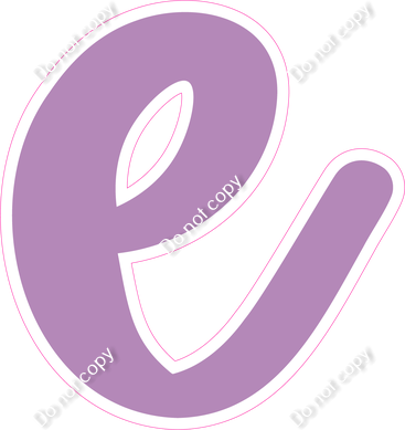 CU 23.5" Individuals - Flat Lavender e