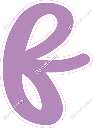 CU 23.5" Individuals - Flat Lavender f