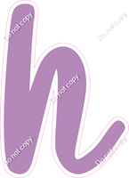 CU 23.5" Individuals - Flat Lavender h