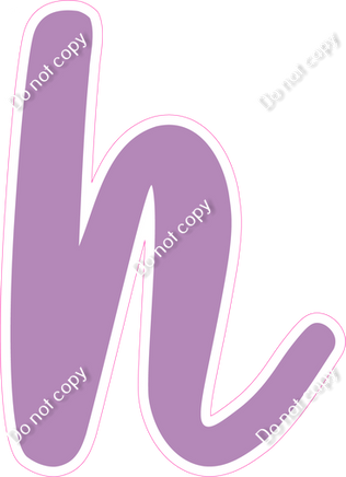 CU 23.5" Individuals - Flat Lavender h