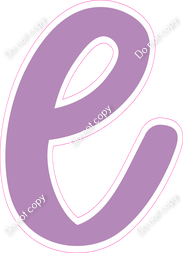 CU 23.5" Individuals - Flat Lavender l