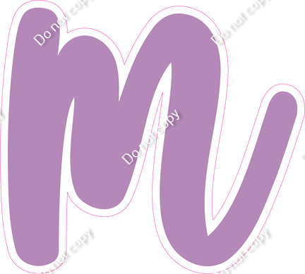 CU 23.5" Individuals - Flat Lavender m