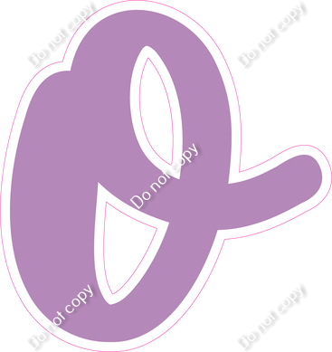 CU 23.5" Individuals - Flat Lavender o