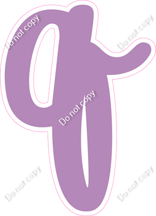 CU 23.5" Individuals - Flat Lavender q