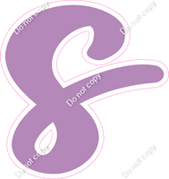 CU 23.5" Individuals - Flat Lavender s