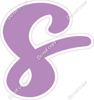 CU 23.5" Individuals - Flat Lavender s