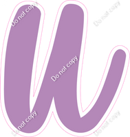 CU 23.5" Individuals - Flat Lavender u