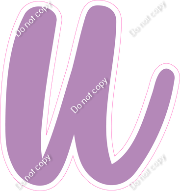 CU 23.5" Individuals - Flat Lavender u