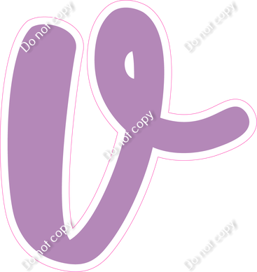 CU 23.5" Individuals - Flat Lavender v