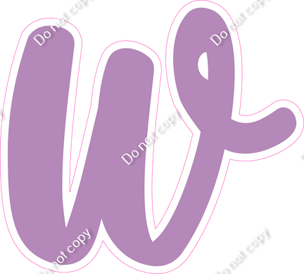 CU 23.5" Individuals - Flat Lavender w