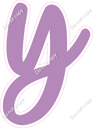 CU 23.5" Individuals - Flat Lavender y