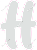 CU 23.5" Individuals - Flat Light Grey H