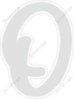 CU 23.5" Individuals - Flat Light Grey O