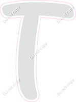 CU 23.5" Individuals - Flat Light Grey T