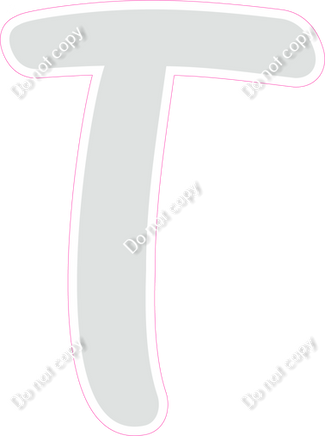 CU 23.5" Individuals - Flat Light Grey T