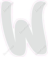 CU 23.5" Individuals - Flat Light Grey W