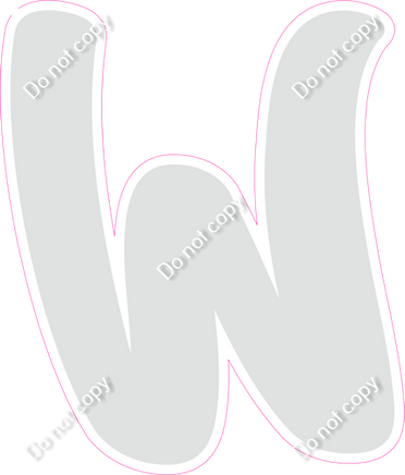 CU 23.5" Individuals - Flat Light Grey W