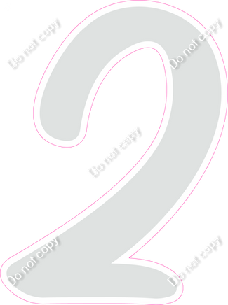 CU 23.5" Individuals - Flat Light Grey 2