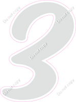 CU 23.5" Individuals - Flat Light Grey 3