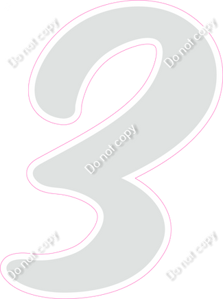 CU 23.5" Individuals - Flat Light Grey 3