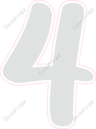 CU 23.5" Individuals - Flat Light Grey 4