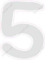 CU 23.5" Individuals - Flat Light Grey 5