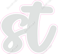 CU 23.5" Individuals - Flat Light Grey ST