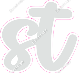 CU 23.5" Individuals - Flat Light Grey ST