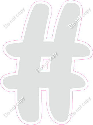 CU 23.5" Individuals - Flat Light Grey #