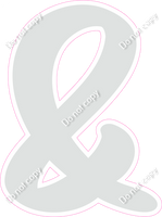 CU 23.5" Individuals - Flat Light Grey &