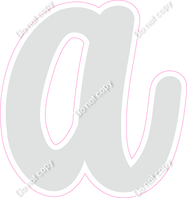 CU 23.5" Individuals - Flat Light Grey a