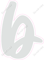 CU 23.5" Individuals - Flat Light Grey b