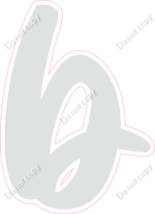 CU 23.5" Individuals - Flat Light Grey b