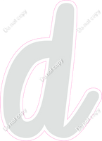 CU 23.5" Individuals - Flat Light Grey d