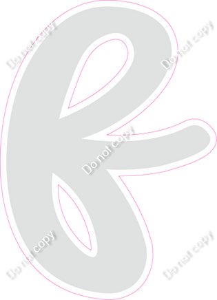 CU 23.5" Individuals - Flat Light Grey f