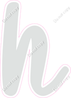 CU 23.5" Individuals - Flat Light Grey h