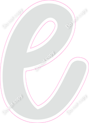 CU 23.5" Individuals - Flat Light Grey l