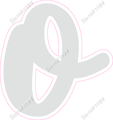 CU 23.5" Individuals - Flat Light Grey o