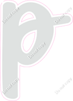 CU 23.5" Individuals - Flat Light Grey p