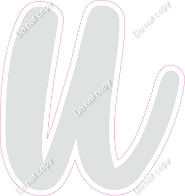 CU 23.5" Individuals - Flat Light Grey u