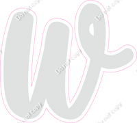 CU 23.5" Individuals - Flat Light Grey w