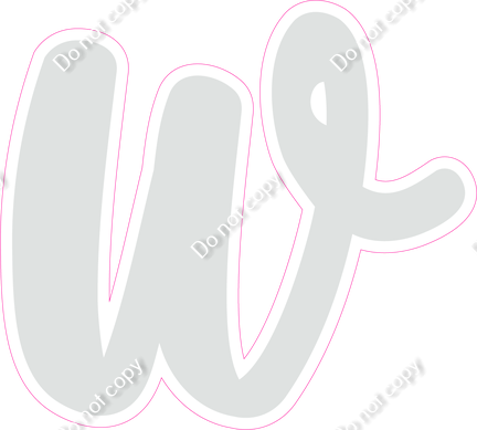 CU 23.5" Individuals - Flat Light Grey w