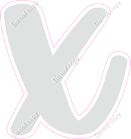 CU 23.5" Individuals - Flat Light Grey x