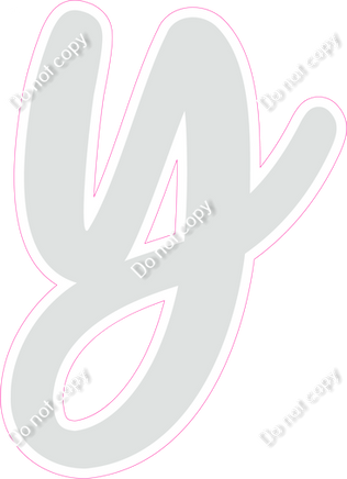 CU 23.5" Individuals - Flat Light Grey y